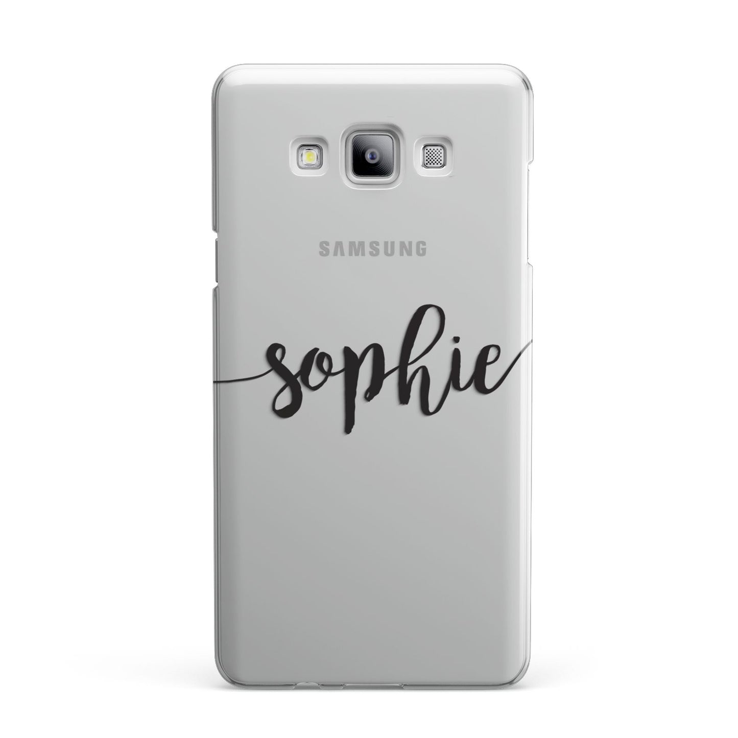 Personalised Scroll Name Handwritten Clear Custom Samsung Galaxy A7 2015 Case