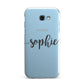 Personalised Scroll Name Handwritten Clear Custom Samsung Galaxy A7 2017 Case