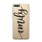 Personalised Scroll Side Handwritten Name Clear Huawei Y6 2018