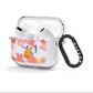 Personalised Sea Life AirPods Clear Case 3rd Gen Side Image