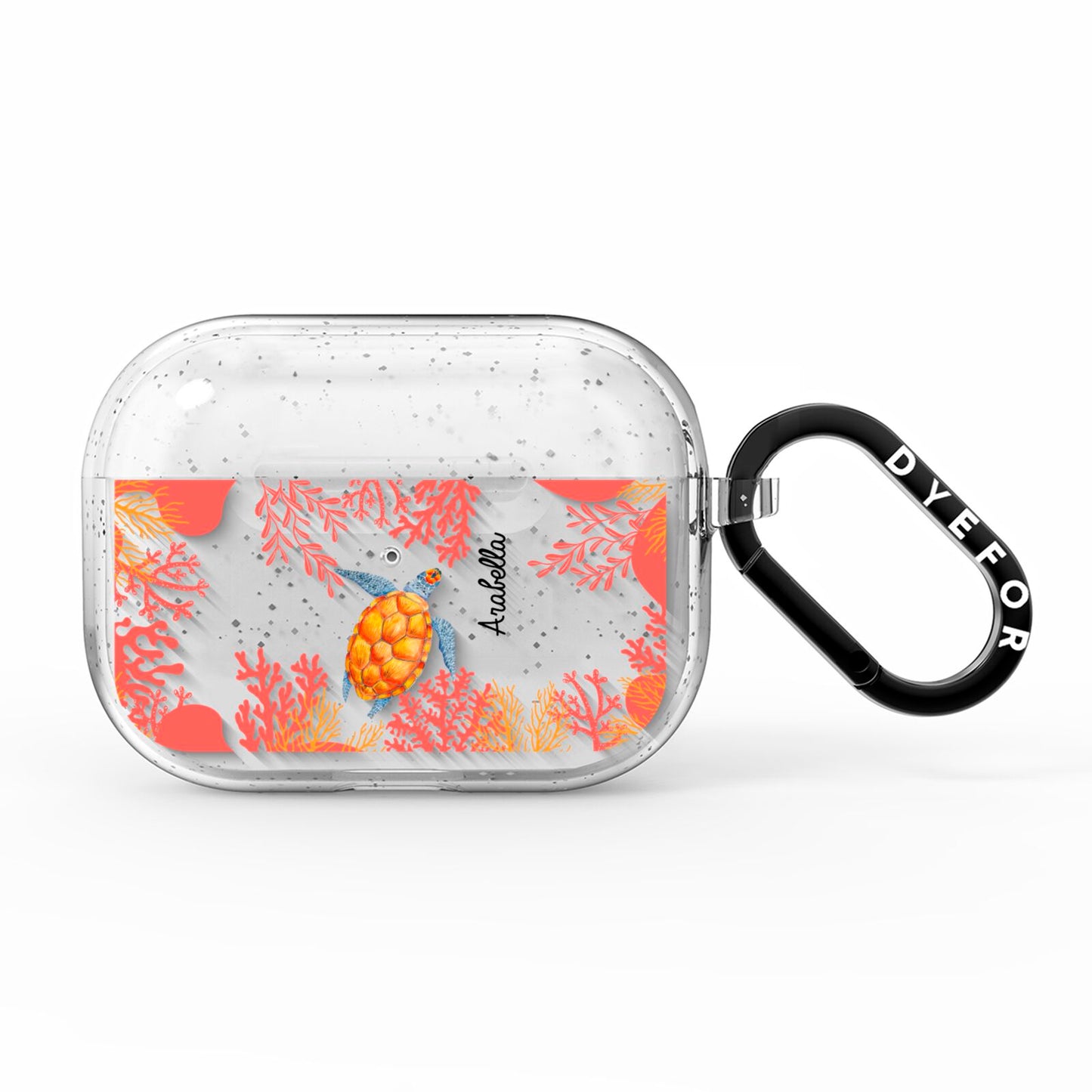 Personalised Sea Life AirPods Pro Glitter Case