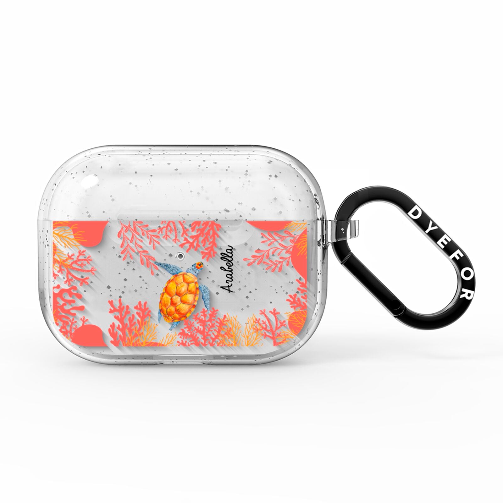 Personalised Sea Life AirPods Pro Glitter Case