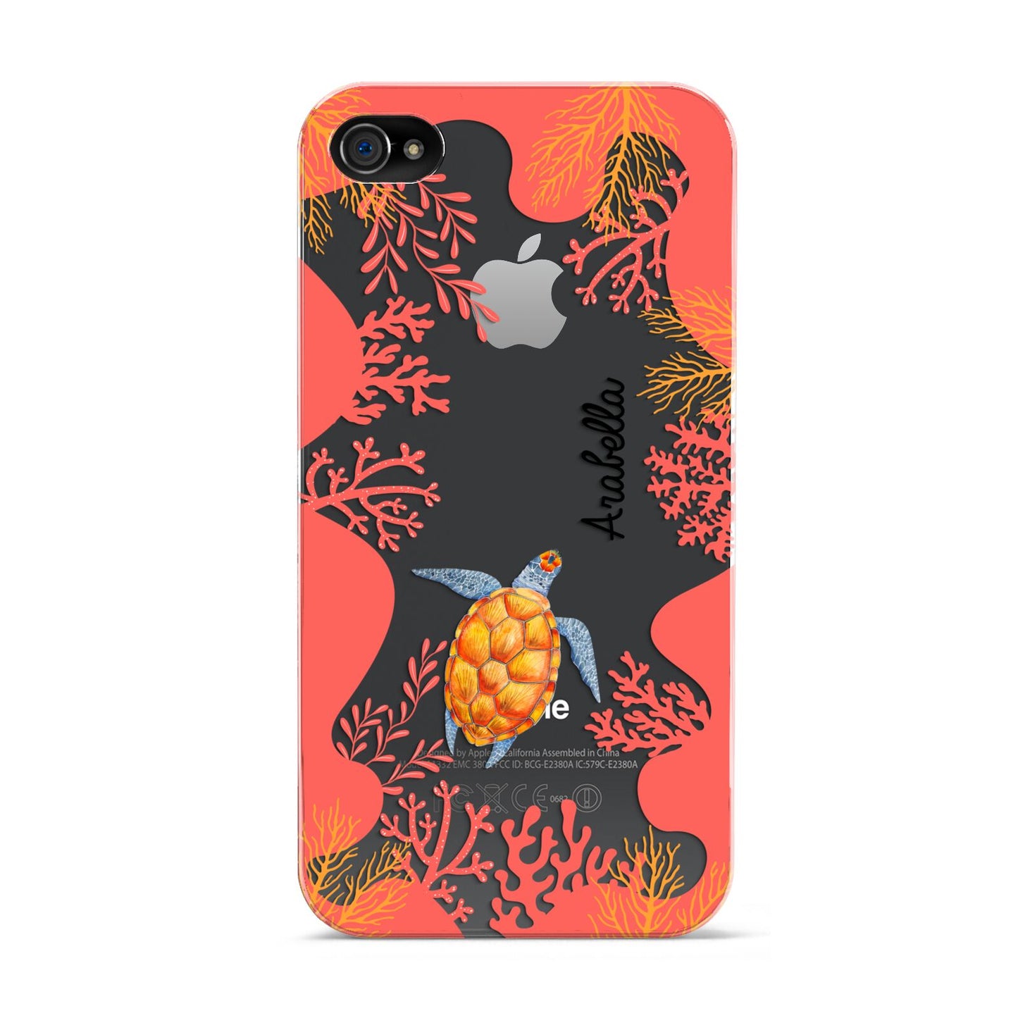 Personalised Sea Life Apple iPhone 4s Case