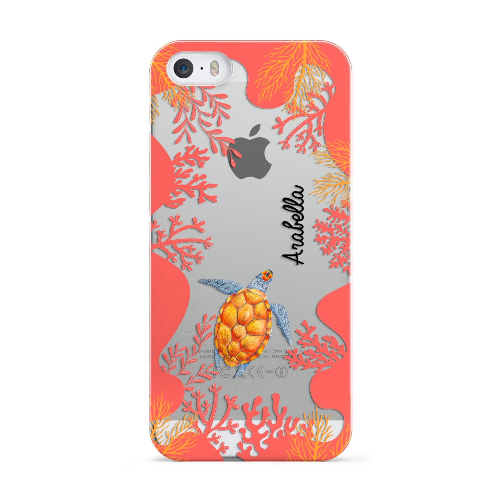 Personalised Sea Life Apple iPhone 5 Case