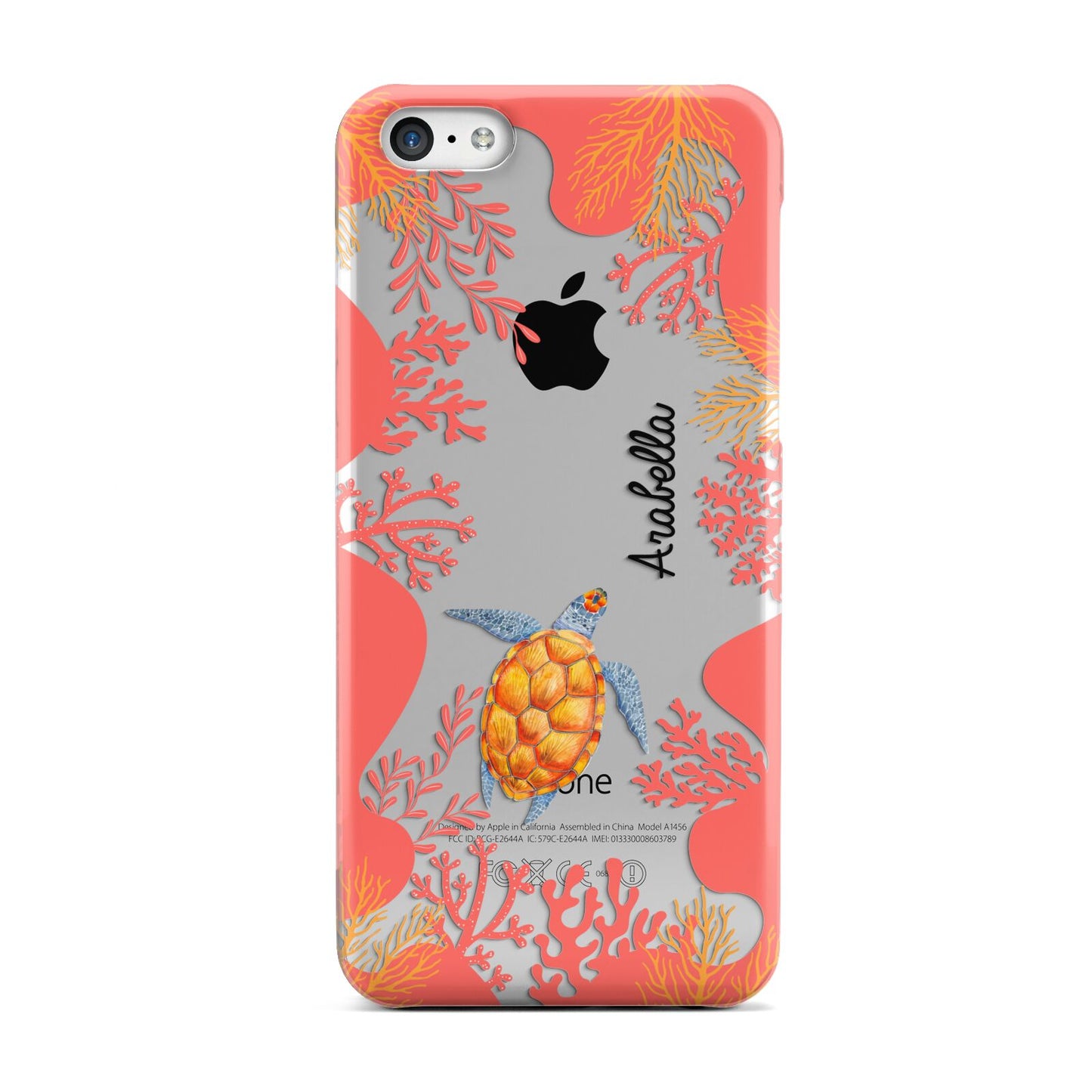 Personalised Sea Life Apple iPhone 5c Case