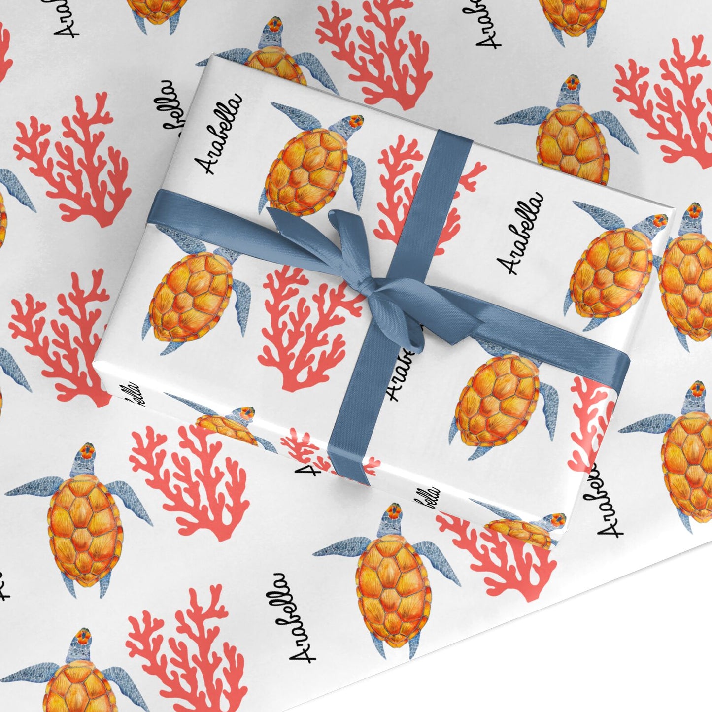 Personalised Sea Life Custom Wrapping Paper