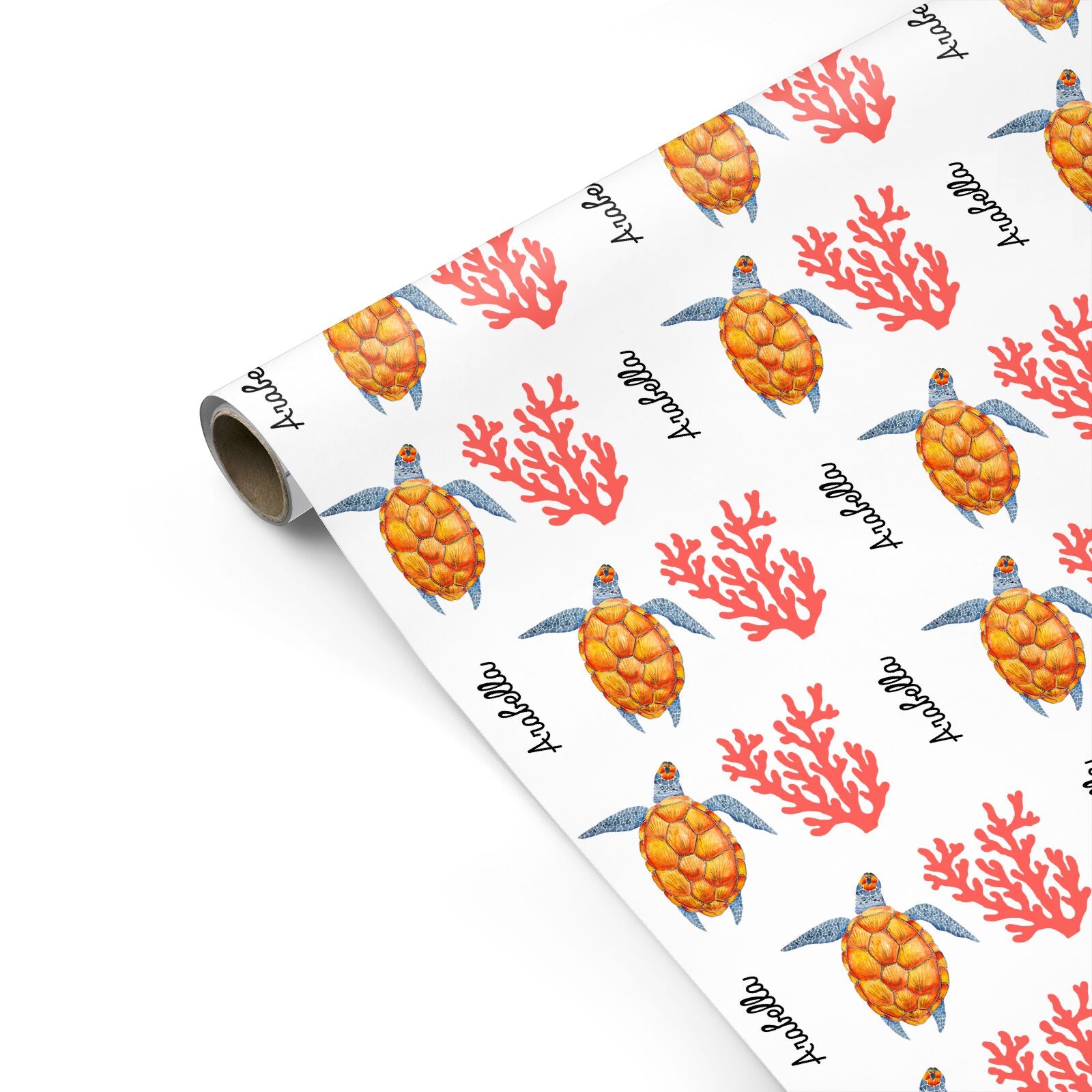 Personalised Sea Life Personalised Gift Wrap