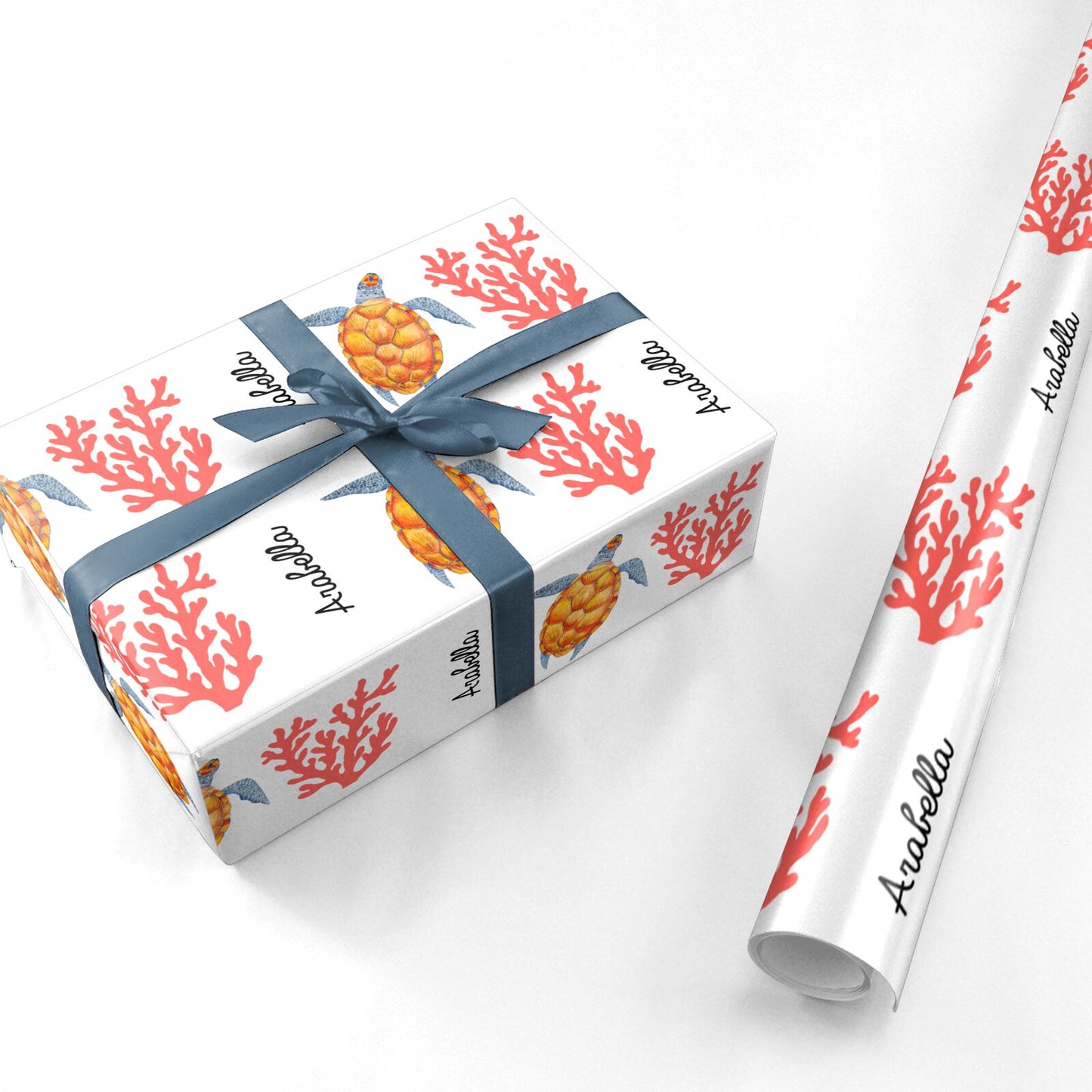 Personalised Sea Life Personalised Wrapping Paper