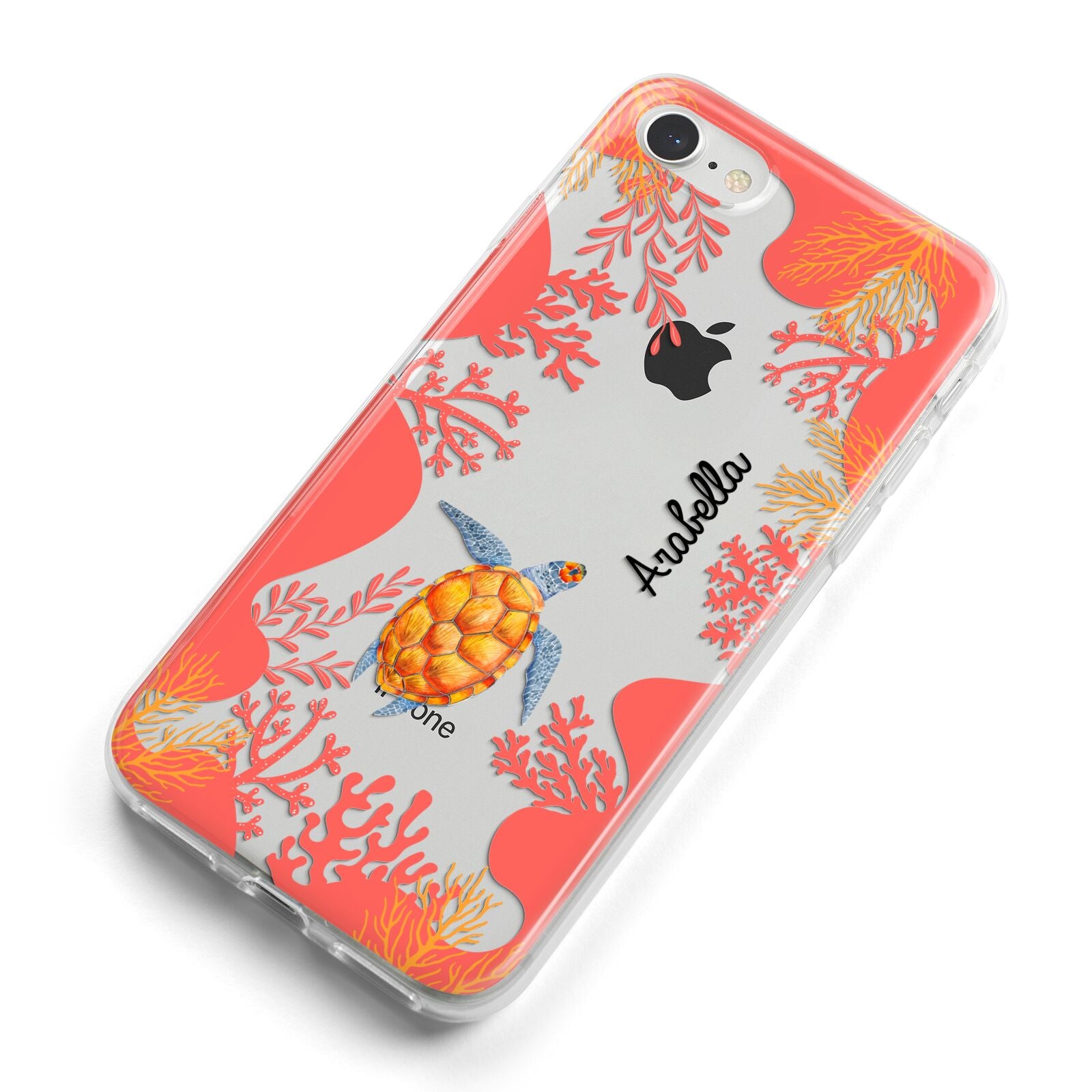 Personalised Sea Life iPhone 8 Bumper Case on Silver iPhone Alternative Image