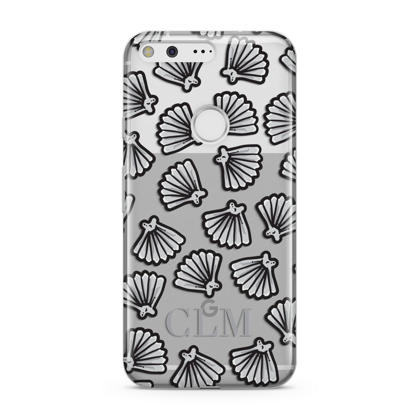 Personalised Sea Shell Initials Google Pixel Case