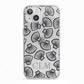 Personalised Sea Shell Initials iPhone 13 TPU Impact Case with White Edges