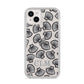 Personalised Sea Shell Initials iPhone 14 Plus Glitter Tough Case Starlight
