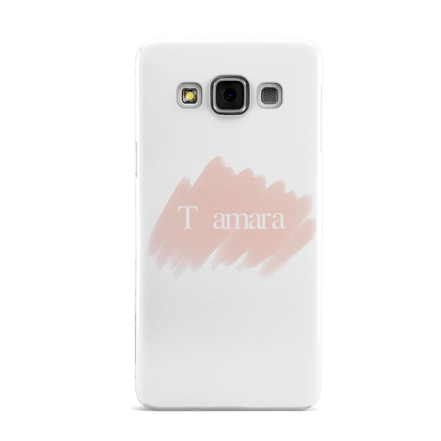 Personalised See Throiugh Clear Name Samsung Galaxy A3 Case