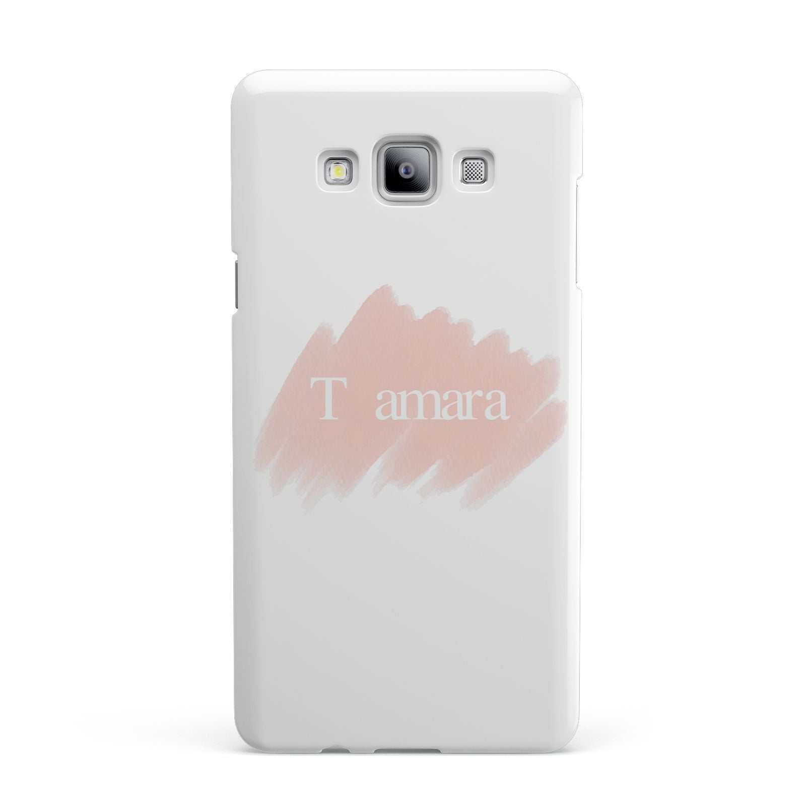 Personalised See Throiugh Clear Name Samsung Galaxy A7 2015 Case