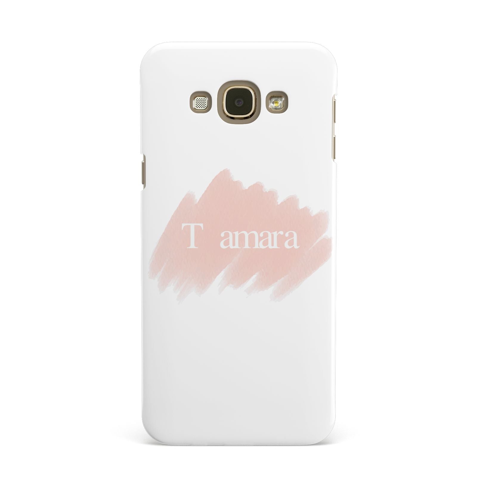 Personalised See Throiugh Clear Name Samsung Galaxy A8 Case