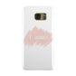 Personalised See Throiugh Clear Name Samsung Galaxy Case