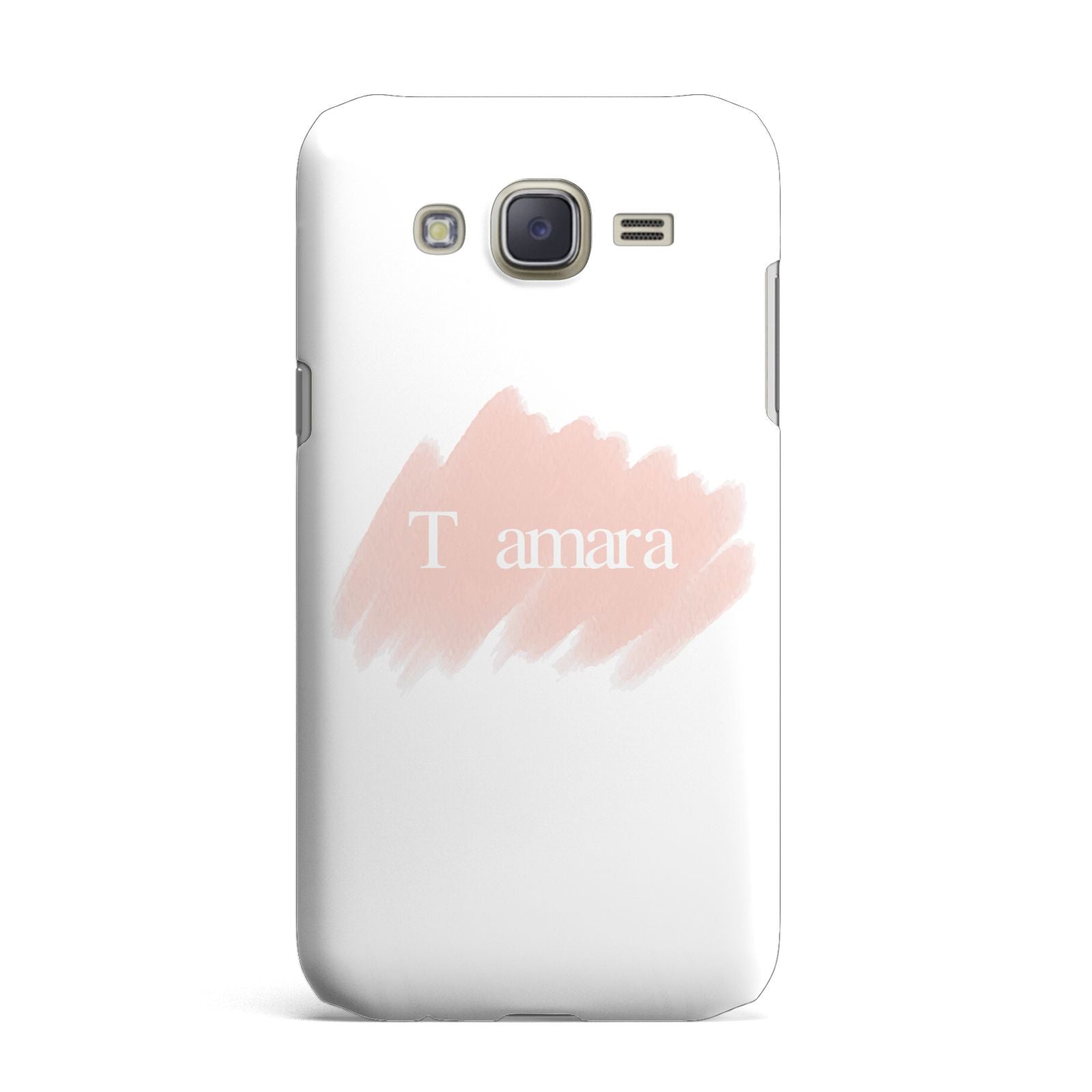 Personalised See Throiugh Clear Name Samsung Galaxy J7 Case