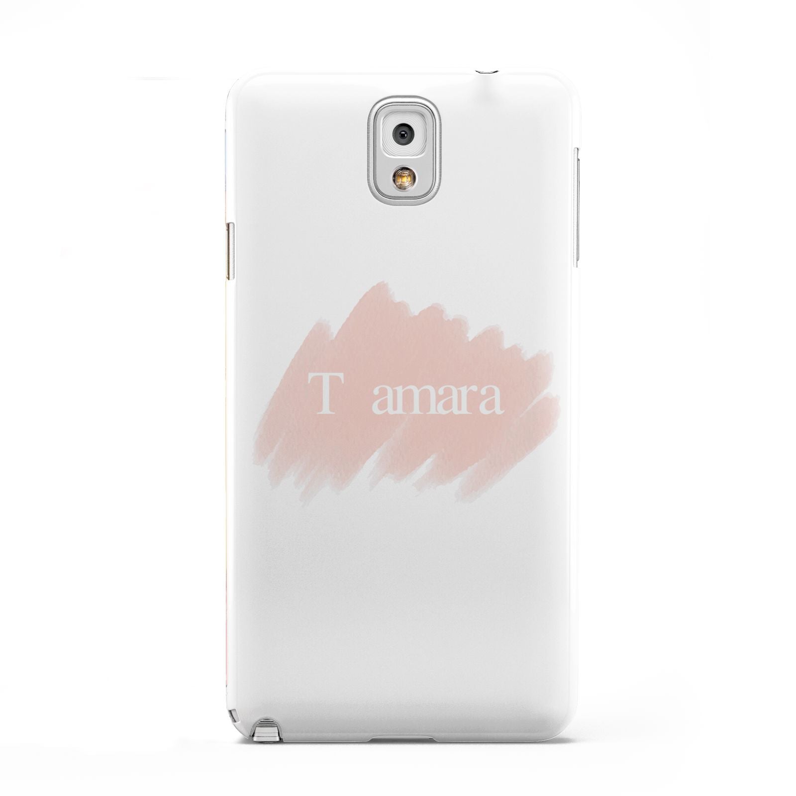 Personalised See Throiugh Clear Name Samsung Galaxy Note 3 Case