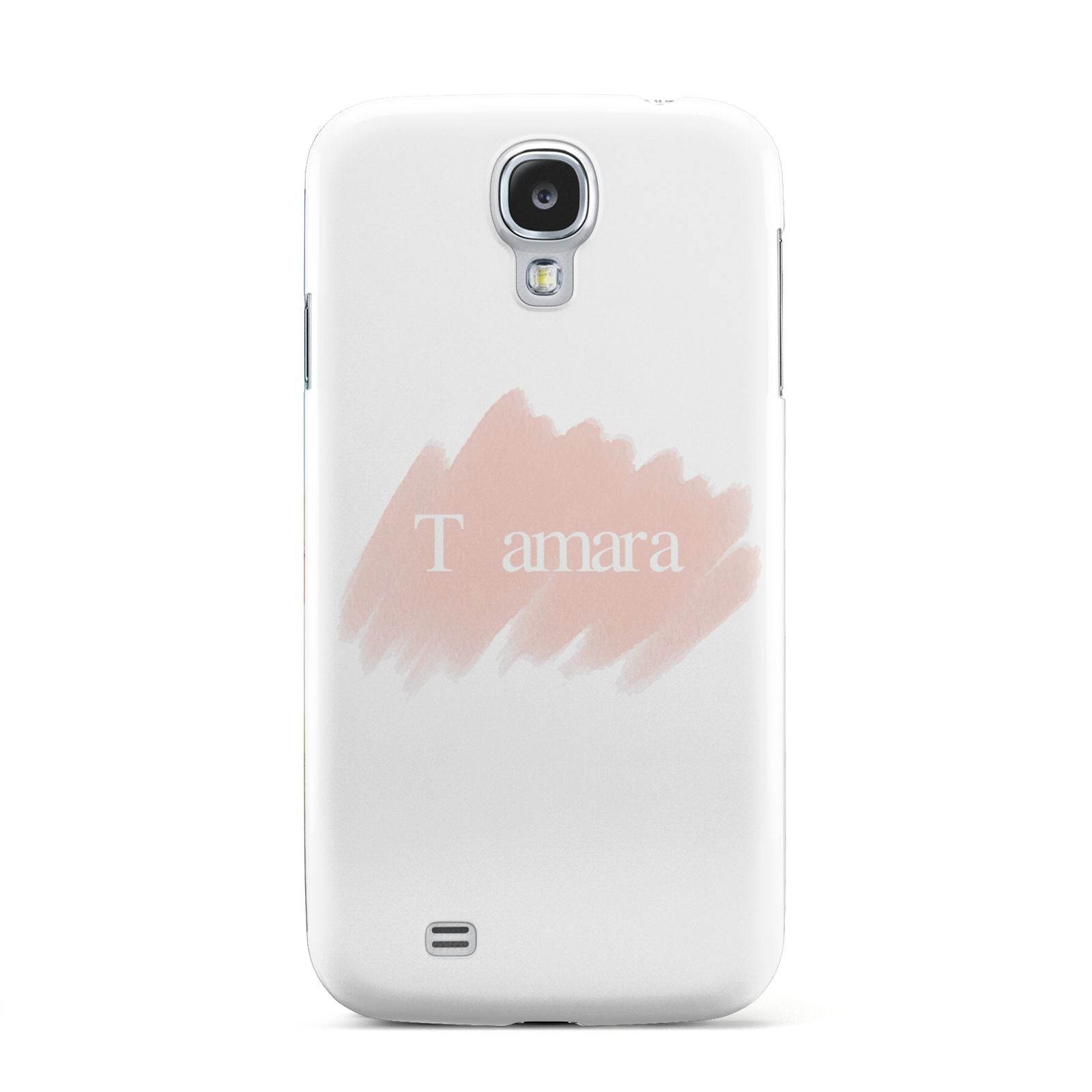 Personalised See Throiugh Clear Name Samsung Galaxy S4 Case