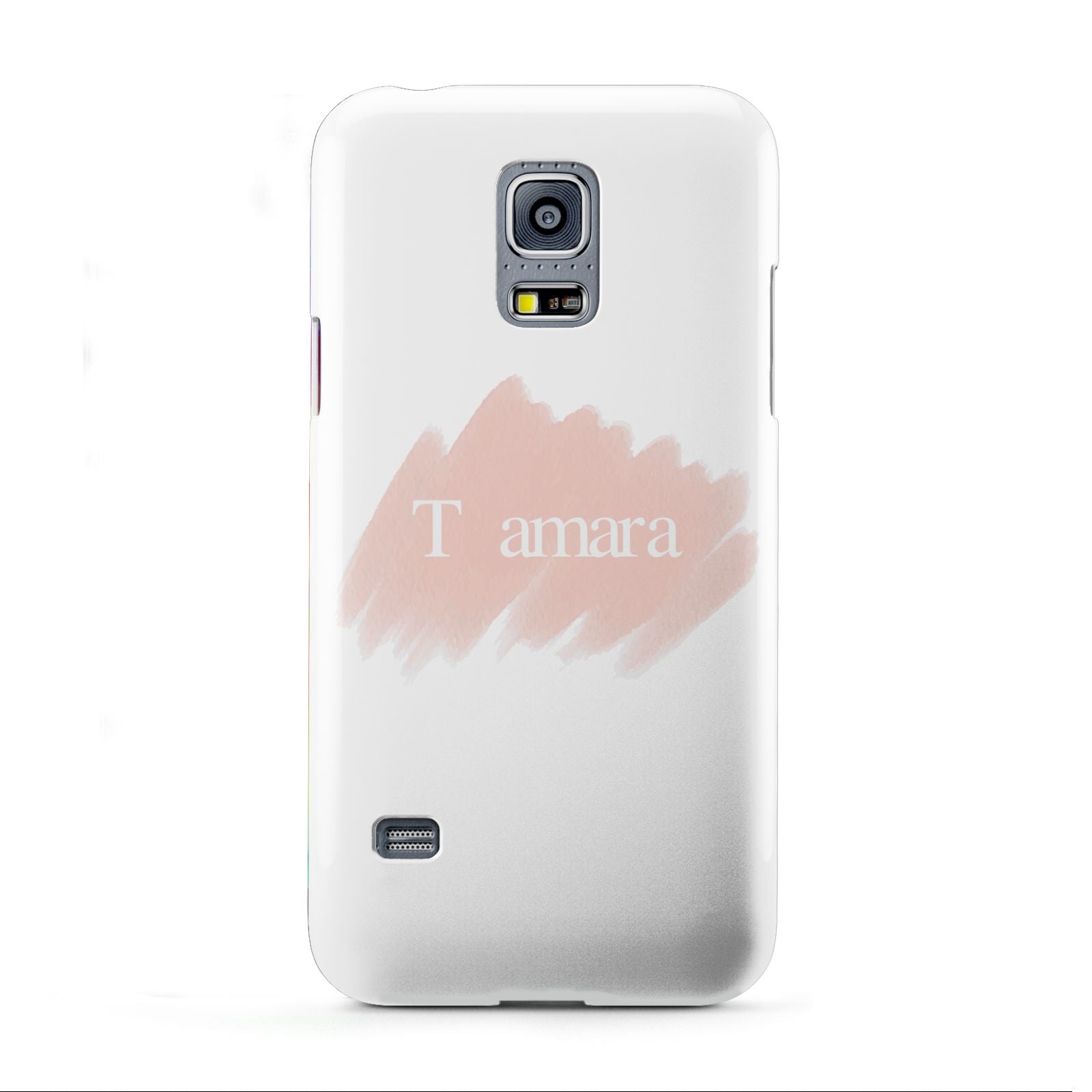 Personalised See Throiugh Clear Name Samsung Galaxy S5 Mini Case