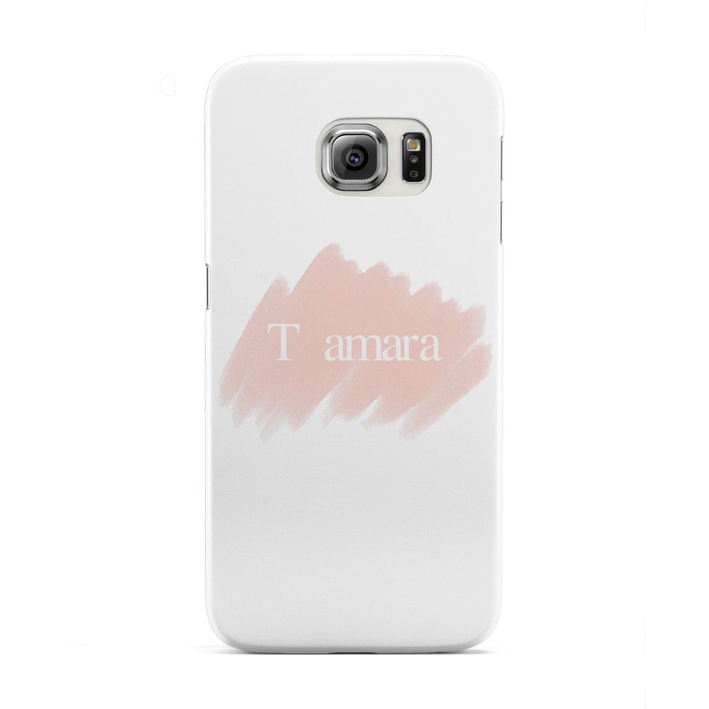 Personalised See Throiugh Clear Name Samsung Galaxy S6 Edge Case