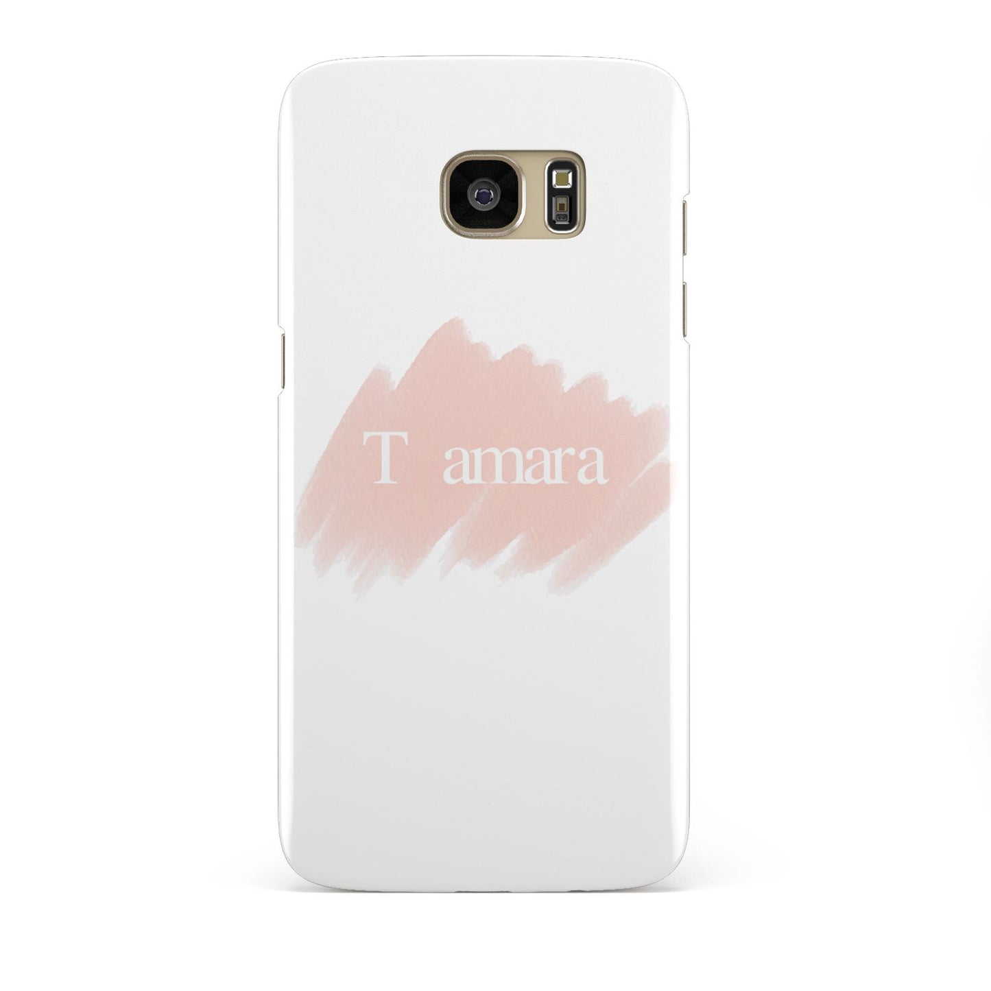 Personalised See Throiugh Clear Name Samsung Galaxy S7 Edge Case