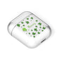 Personalised Shamrock AirPods Case Laid Flat