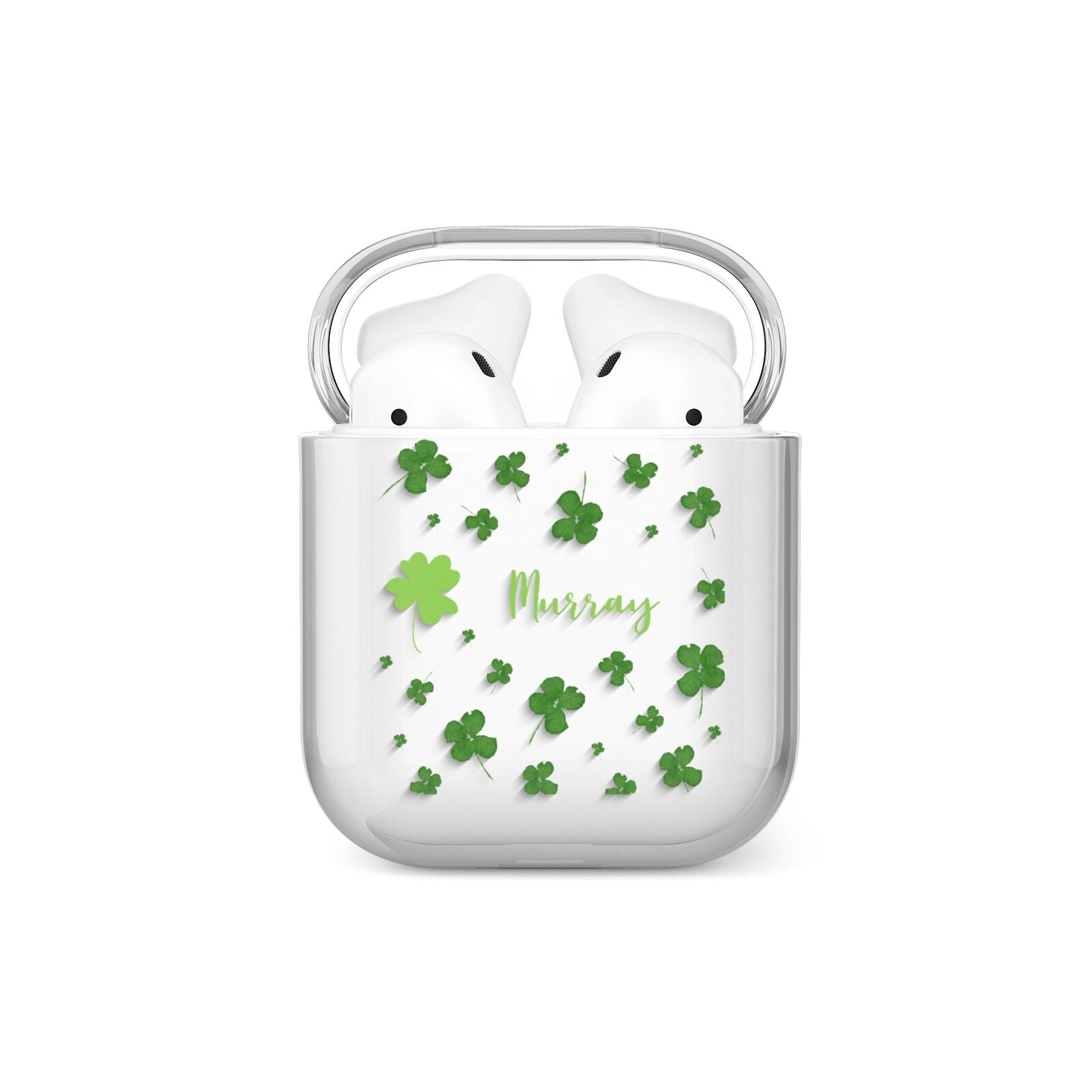 Personalised Shamrock AirPods Case
