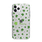 Personalised Shamrock Apple iPhone 11 Pro Max in Silver with Bumper Case