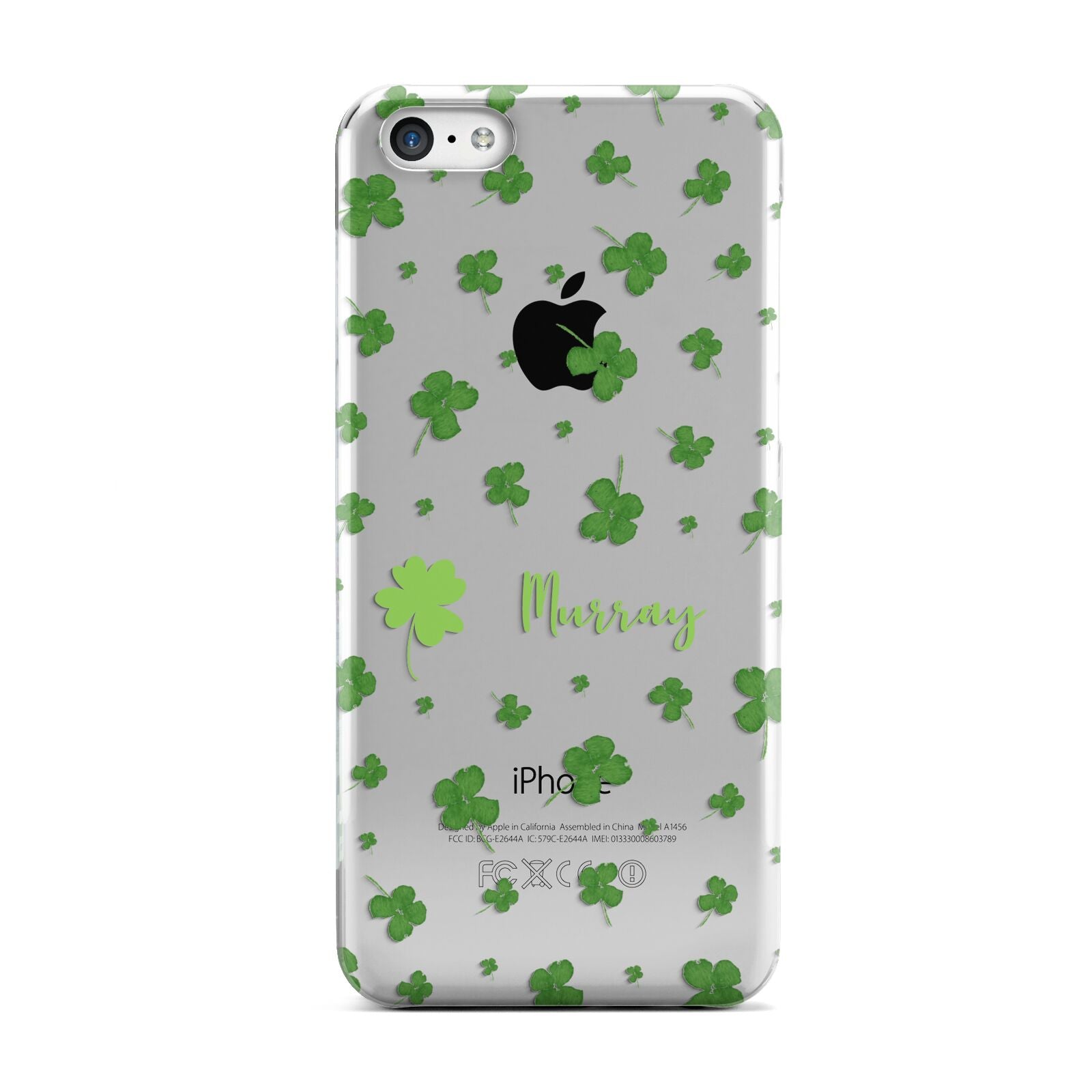 Personalised Shamrock Apple iPhone 5c Case