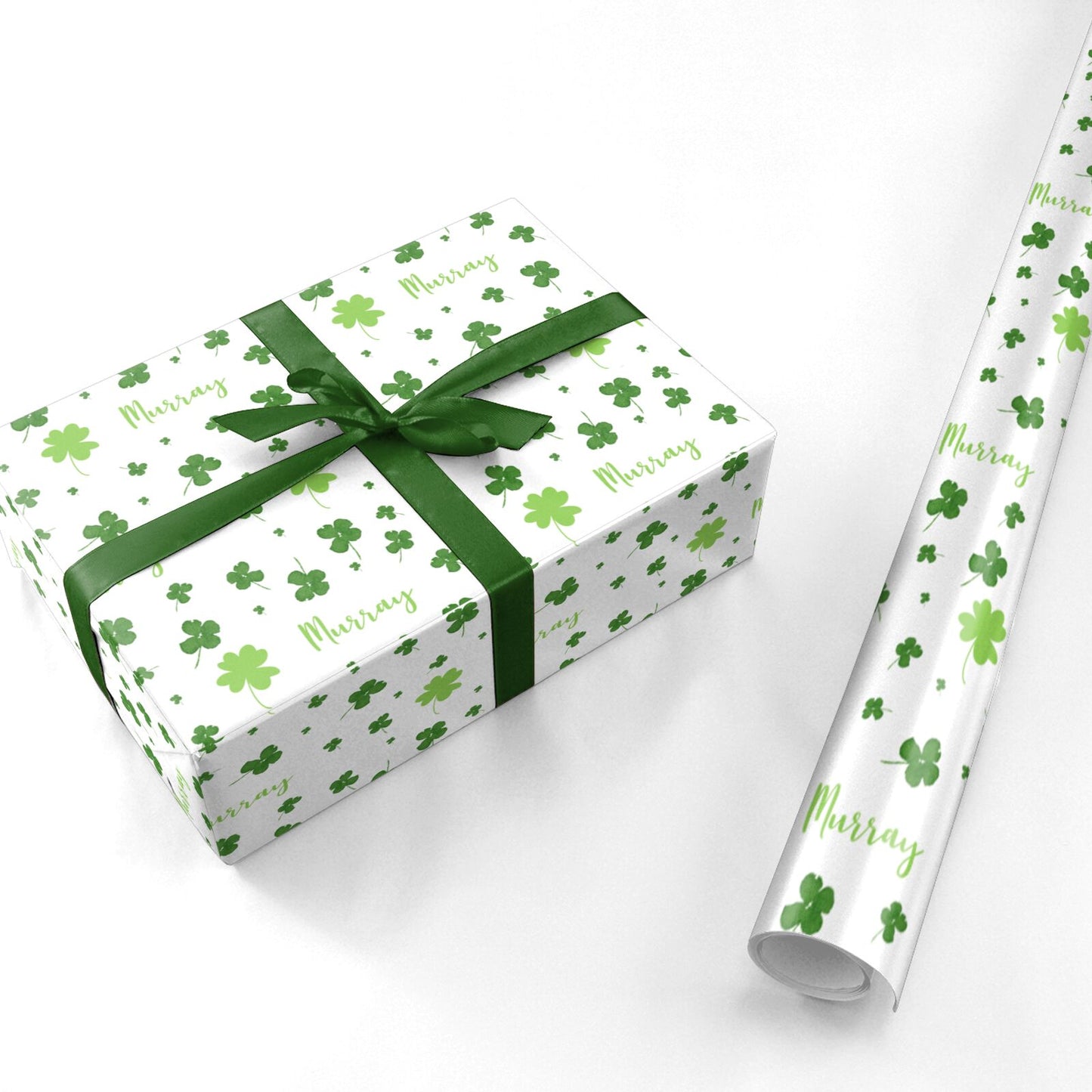 Personalised Shamrock Personalised Wrapping Paper