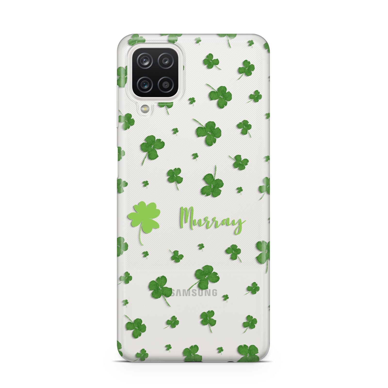 Personalised Shamrock Samsung A12 Case