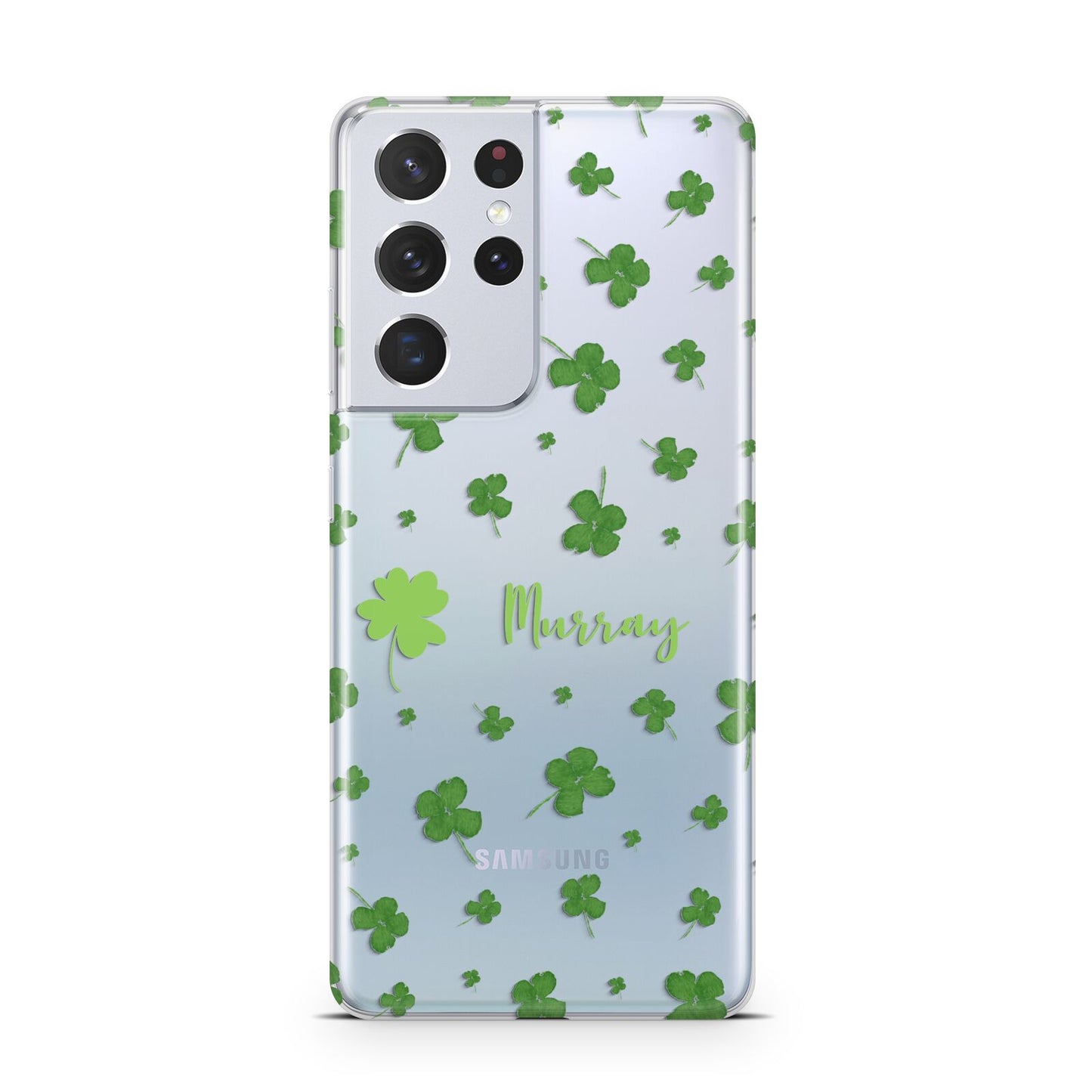 Personalised Shamrock Samsung S21 Ultra Case