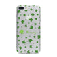Personalised Shamrock iPhone 7 Plus Bumper Case on Silver iPhone