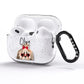 Personalised Shih Tzu Dog AirPods Pro Glitter Case Side Image