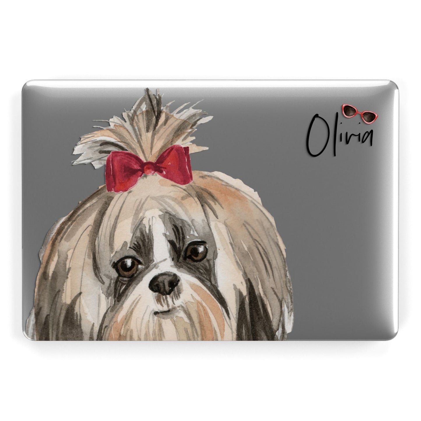 Personalised Shih Tzu Dog Apple MacBook Case