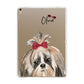 Personalised Shih Tzu Dog Apple iPad Gold Case