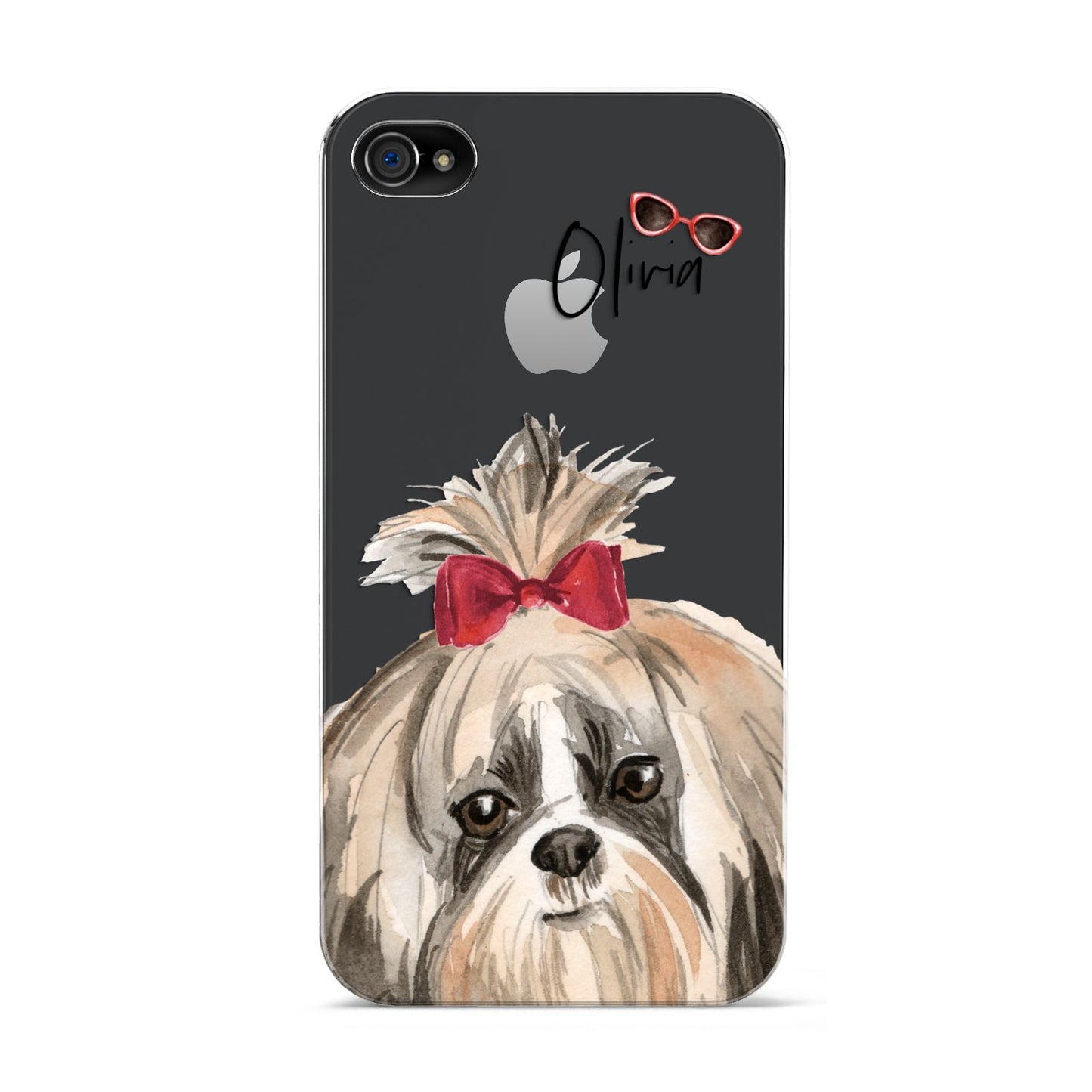 Personalised Shih Tzu Dog Apple iPhone 4s Case