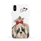Personalised Shih Tzu Dog Apple iPhone XS 3D Tough