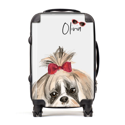 Personalised Shih Tzu Dog Suitcase