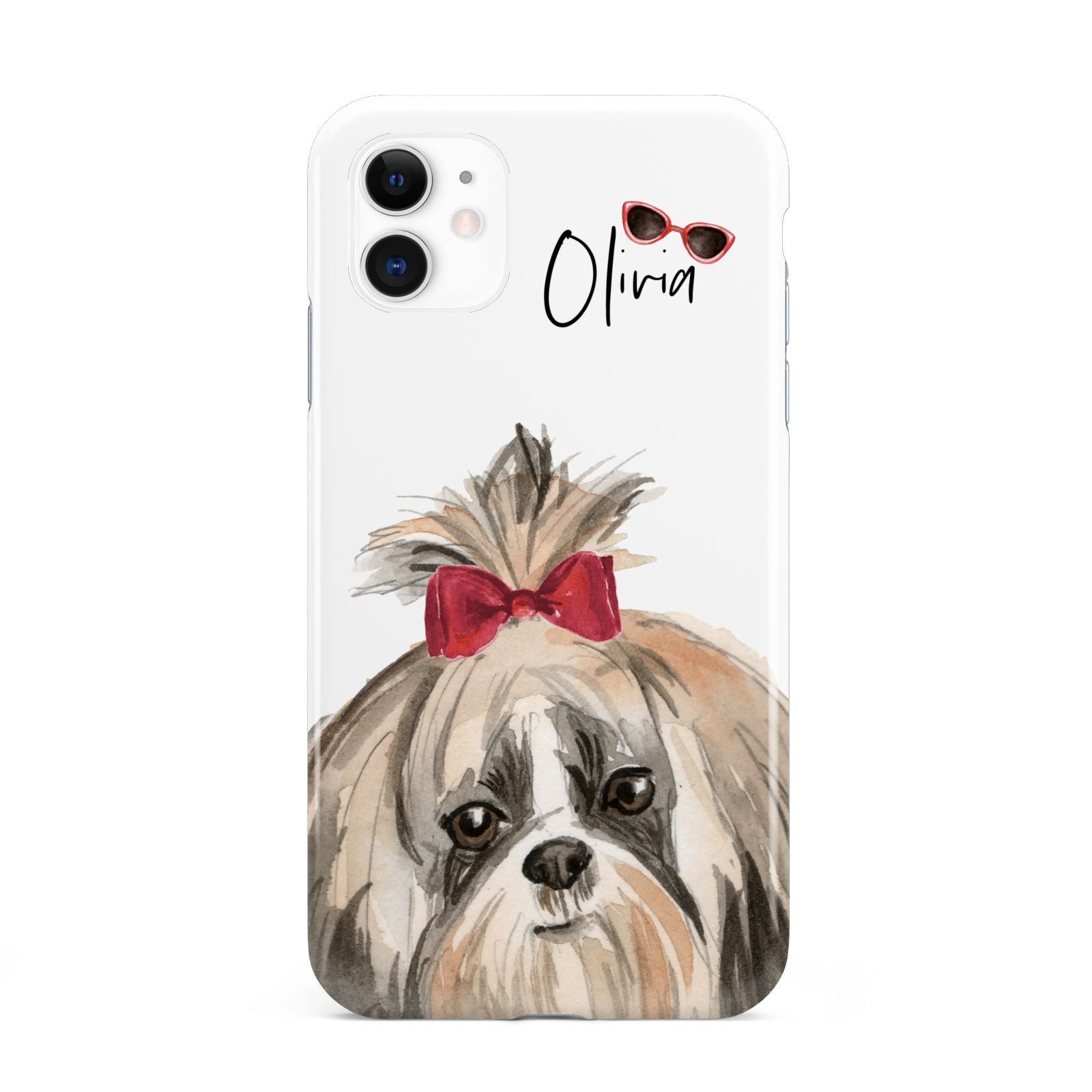 Personalised Shih Tzu Dog iPhone 11 3D Tough Case