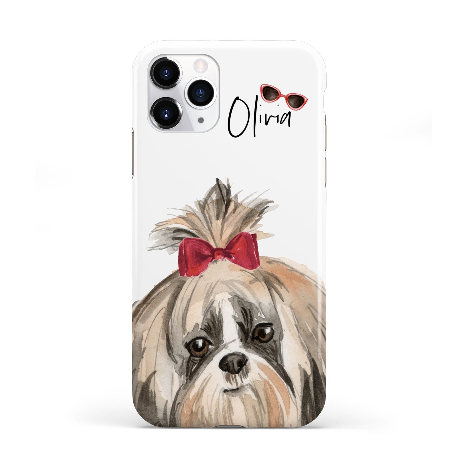 Personalised Shih Tzu Dog iPhone 11 Pro 3D Tough Case
