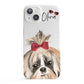 Personalised Shih Tzu Dog iPhone 13 Full Wrap 3D Snap Case