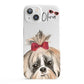 Personalised Shih Tzu Dog iPhone 13 Full Wrap 3D Snap Case