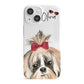 Personalised Shih Tzu Dog iPhone 13 Mini Full Wrap 3D Snap Case