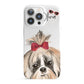 Personalised Shih Tzu Dog iPhone 13 Pro Full Wrap 3D Snap Case