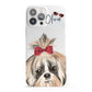 Personalised Shih Tzu Dog iPhone 13 Pro Max Full Wrap 3D Snap Case