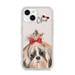 Personalised Shih Tzu Dog iPhone 14 Clear Tough Case Starlight