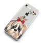 Personalised Shih Tzu Dog iPhone 8 Bumper Case on Silver iPhone Alternative Image