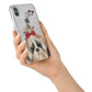 Personalised Shih Tzu Dog iPhone X Bumper Case on Silver iPhone Alternative Image 2